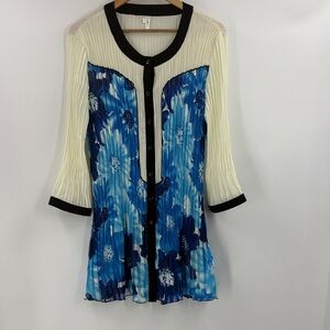 Lindi dress womens pleated swing dress short spring summer geometric print